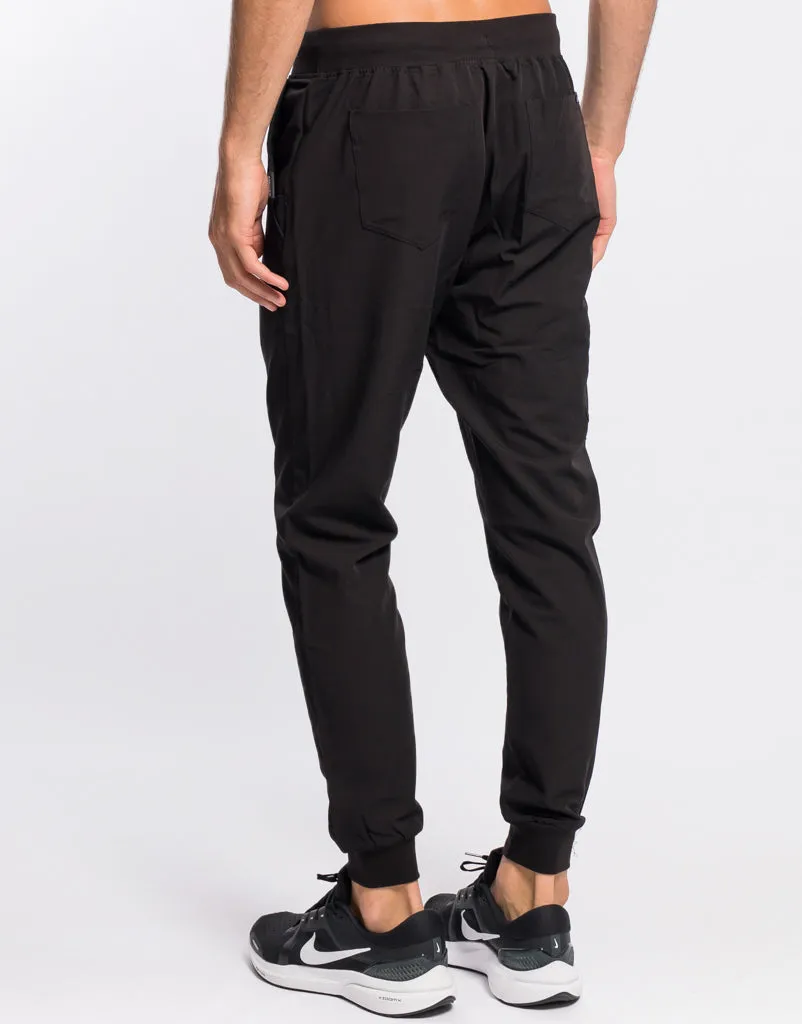 Essential Jogger Scrub Pants - Black