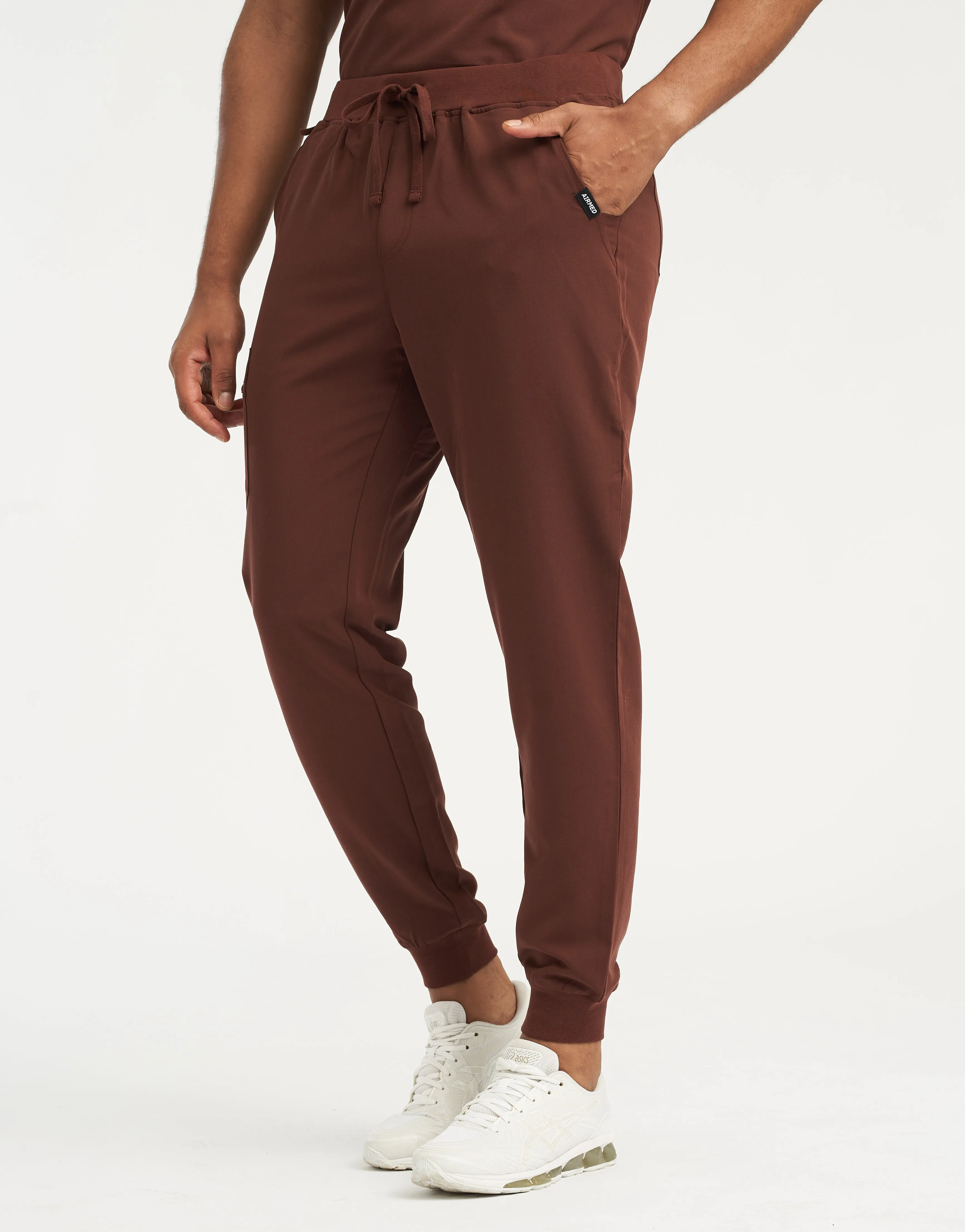 Essential Jogger Scrub Pants - Cocoa