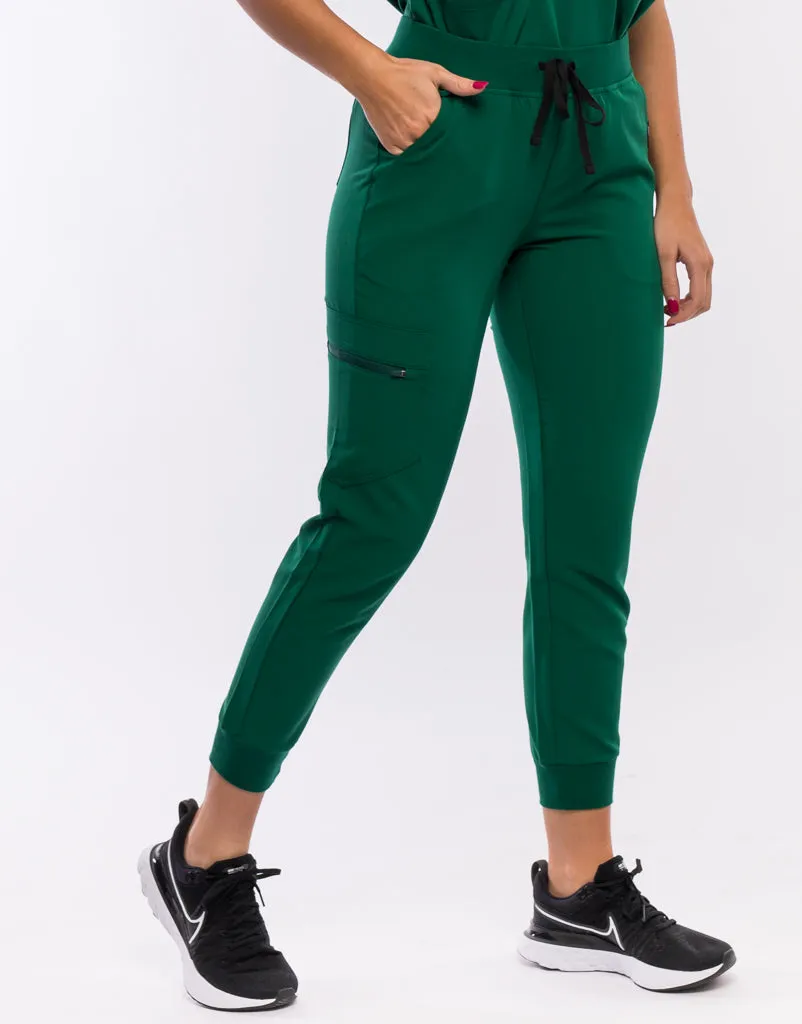 Essential Jogger Scrub Pants - Evergreen