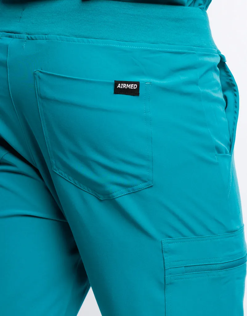 Essential Jogger Scrub Pants - Sydney Teal