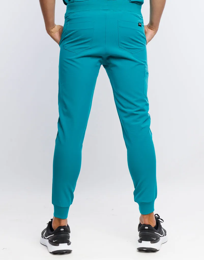 Essential Jogger Scrub Pants - Sydney Teal