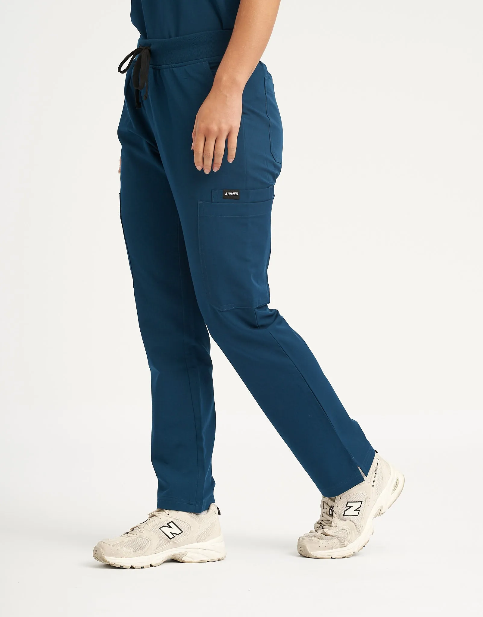 Essential Multi-Pocket Scrub Pants - Gibraltar Blue