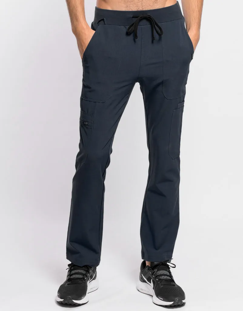 Essential Multi-Pocket Scrub Pants - Midnight Navy