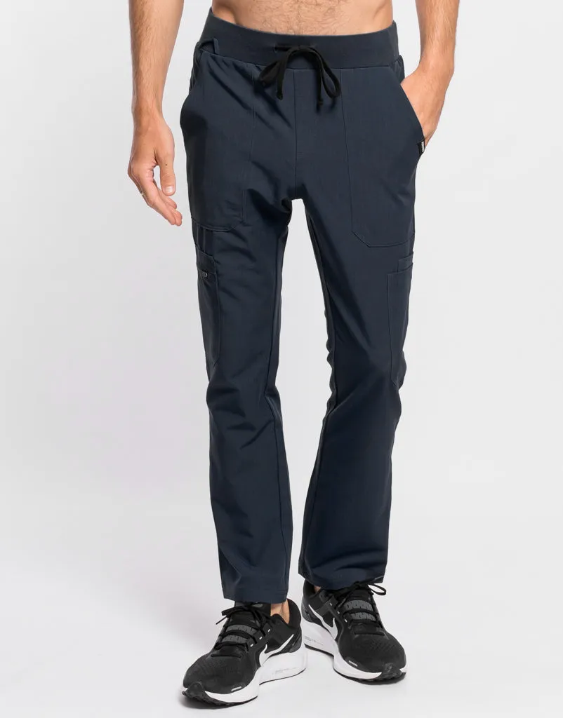 Essential Multi-Pocket Scrub Pants - Midnight Navy