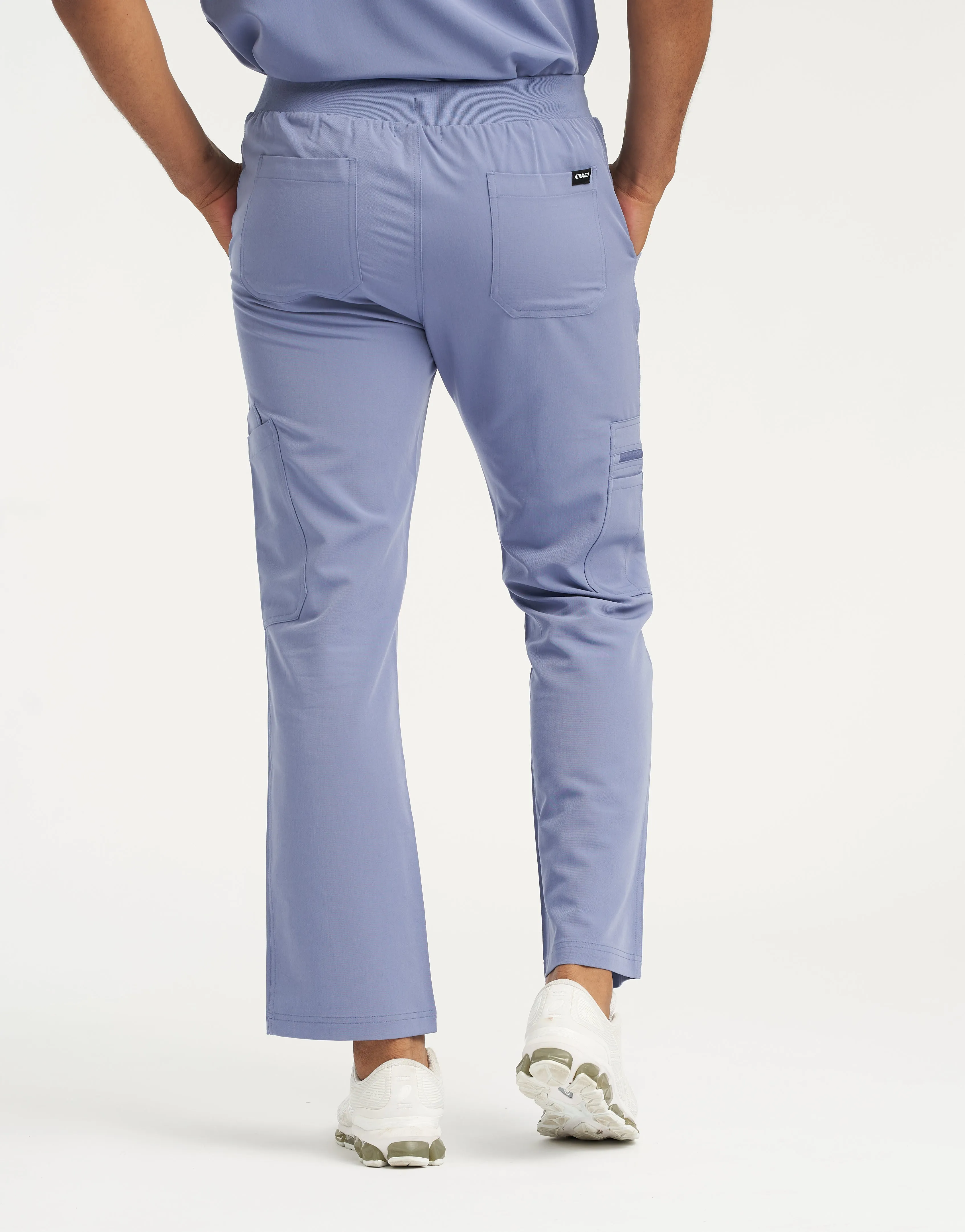 Essential Multi-Pocket Scrub Pants - Nova Blue