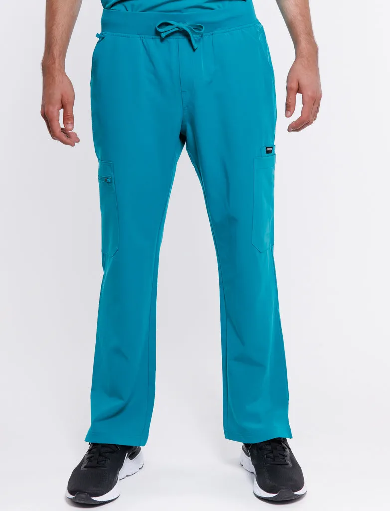 Essential Multi-Pocket Scrub Pants - Sydney Teal