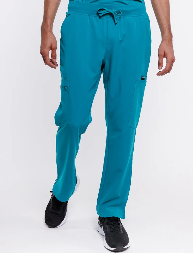 Essential Multi-Pocket Scrub Pants - Sydney Teal