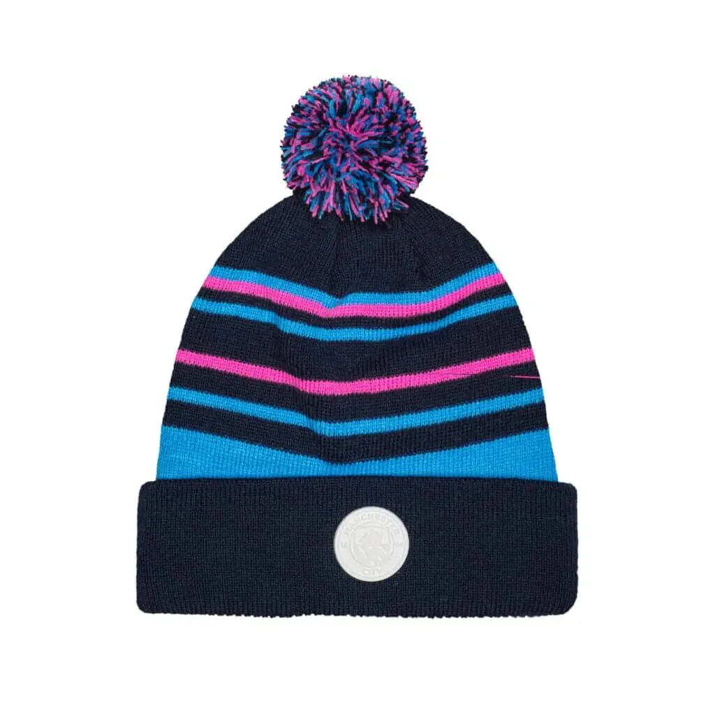 Fan Ink Collection Club Manchester City Casual Pom Beanie