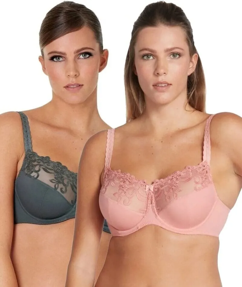 Fayreform Coral Underwire Bra - 2 Pack - Rosette/Urban Chic