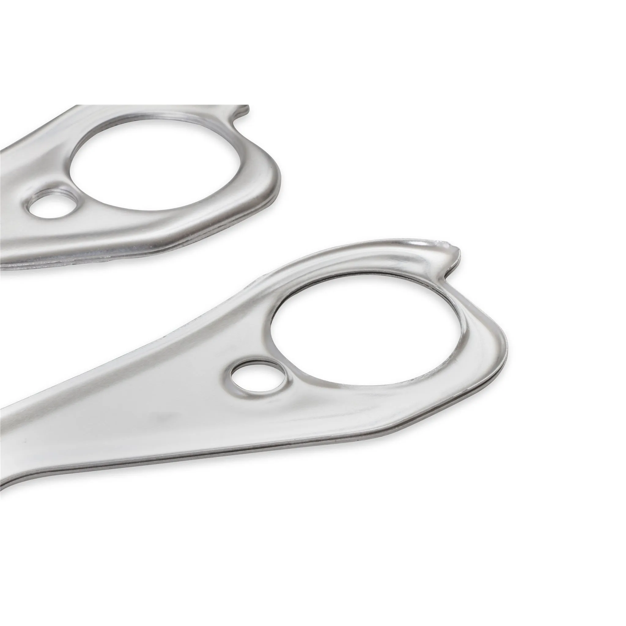 Flowtech Real-Seal Exhaust Gaskets - SB Chevy - Round Ports