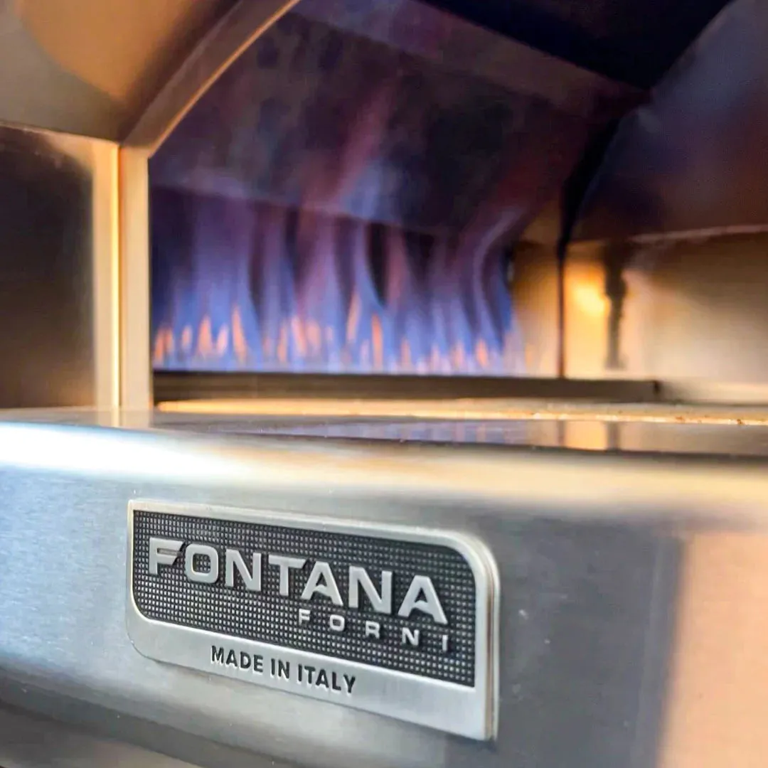 Fontana Forni Napoli Hybrid Gas & Wood Pizza Oven (Top Only) - Anthracite