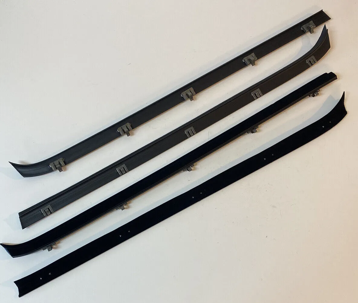 Front Door Window Sweep Belt Kit 1973-1980 Chevy GMC Pickup Blazer Jimmy Suburban