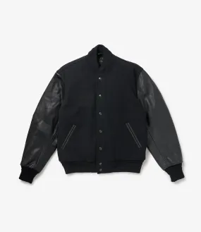 GDP x Golden Bear Varsity Jacket - Black/Black