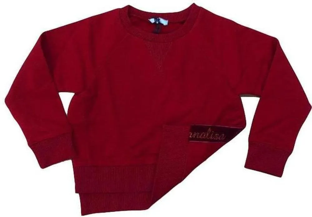 Girls Red Sweatshirt