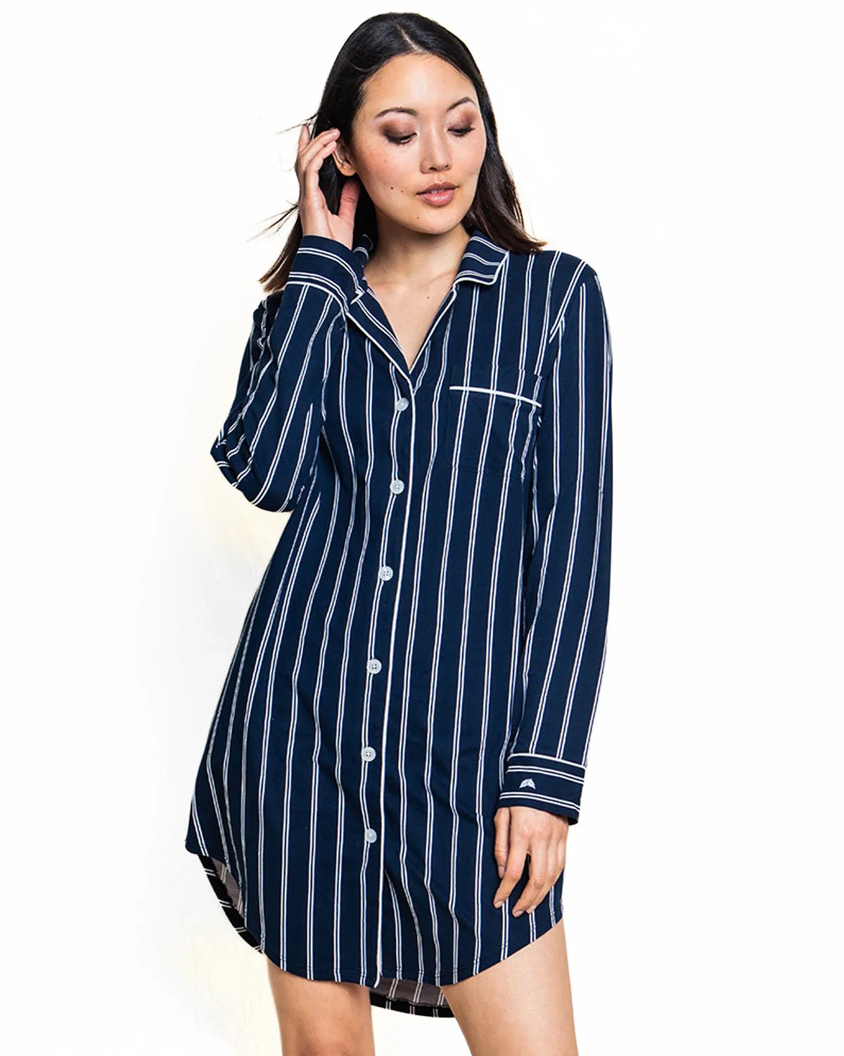 Grant Pima Cotton Jersey Nightshirt