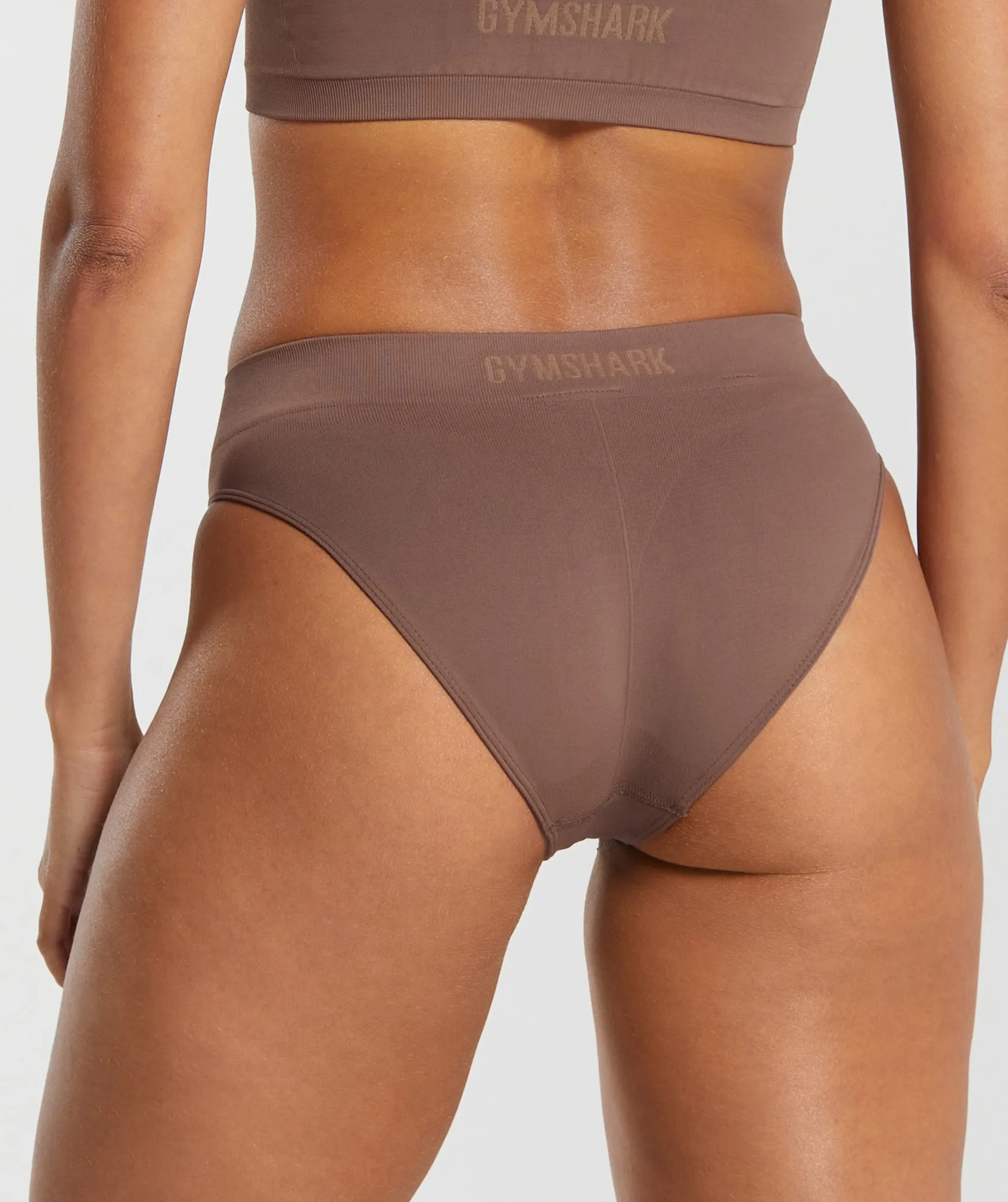 Gymshark Seamless Brief - Soft Brown