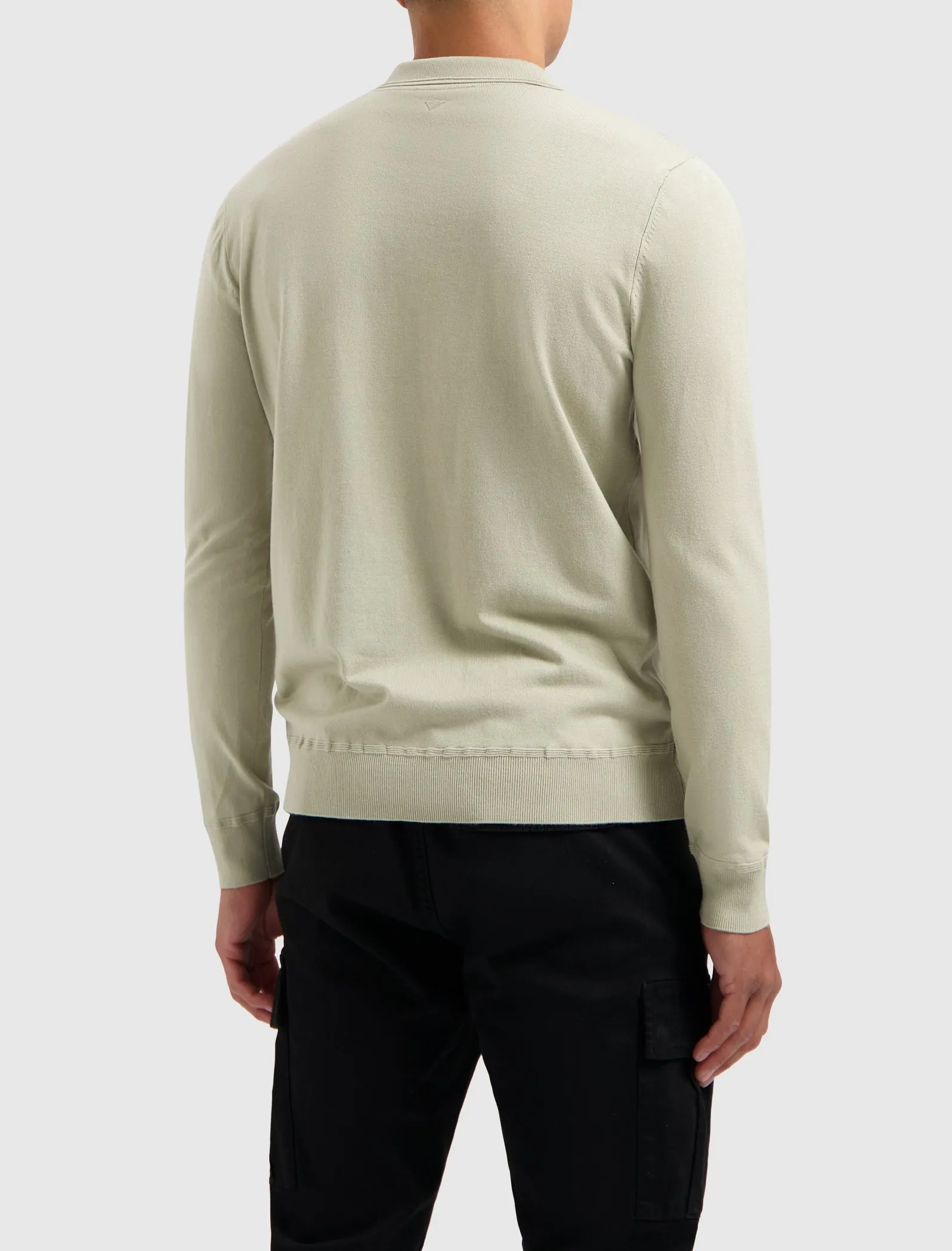 Halfzip Polo Knitwear | Light Army