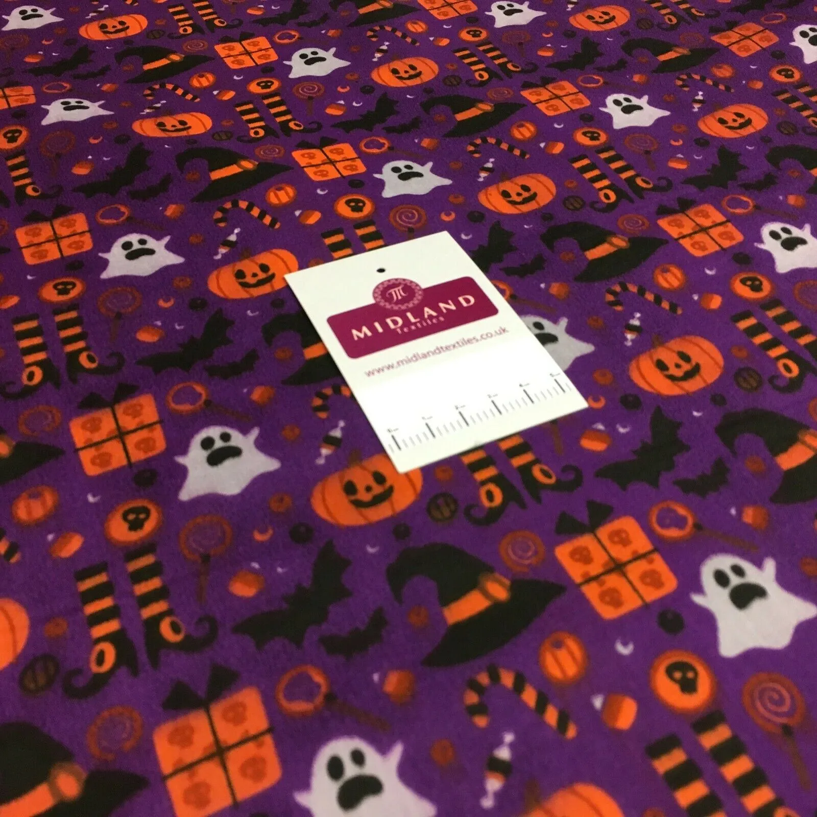 Halloween theme craft polycotton mask Fabric M1444 Mtex