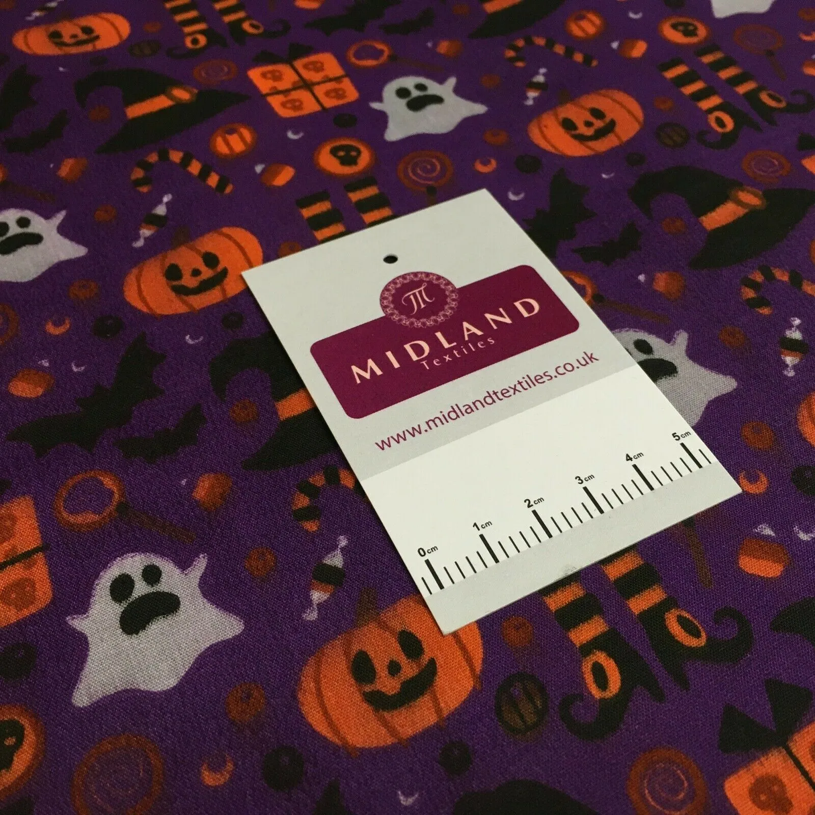 Halloween theme craft polycotton mask Fabric M1444 Mtex