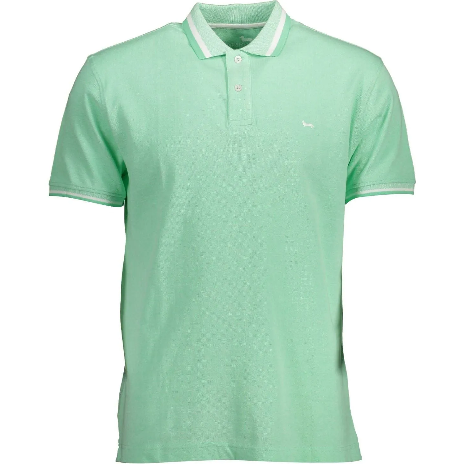 Harmont & Blaine Green Cotton Men Polo Shirt