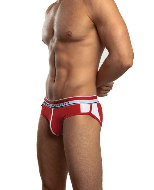 Jack Adams Relay Brief Red-white Xl