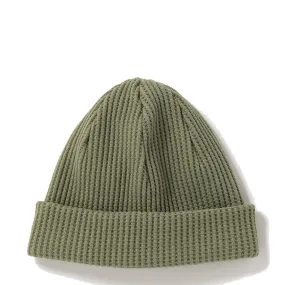 Jackman Waffle Knit Cap Olive