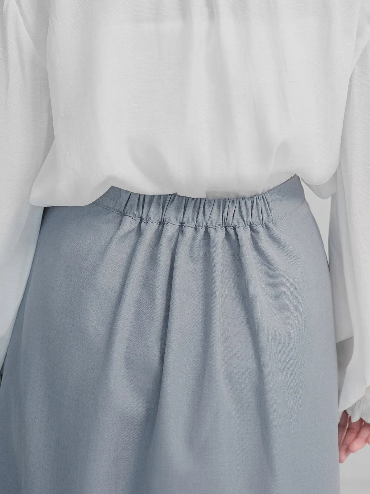 Joy Tie-detail Midi Skirt (Long/ Short ver.)