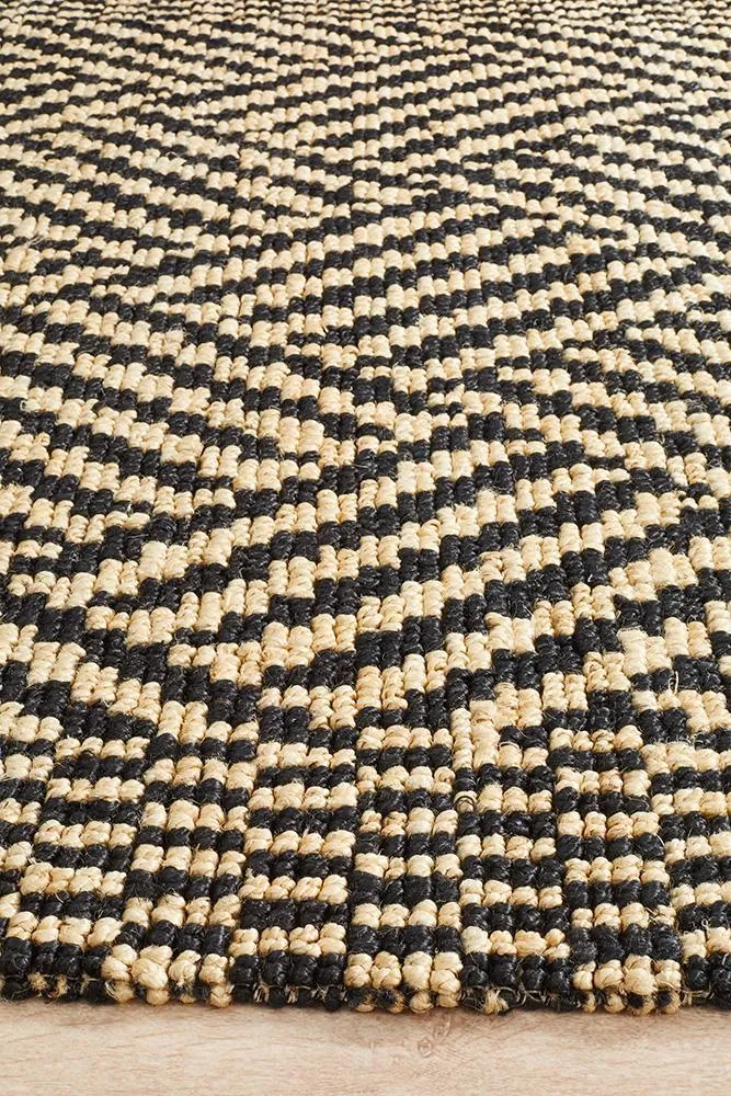 Kenya Kimi Hand Woven Tribal Jute Rug