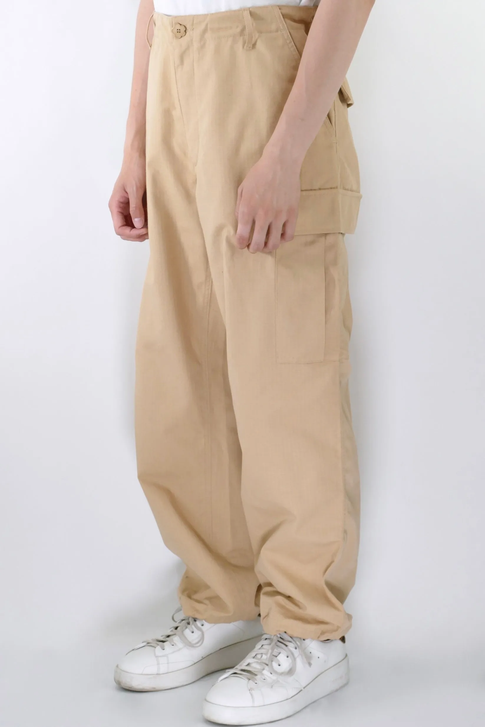 Kenzo Cargo Workwear Pants - Camel