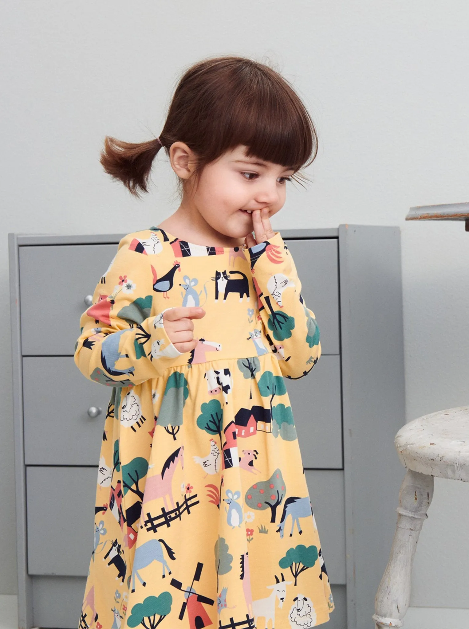 Kid Animal Print Kids Twirl Dress