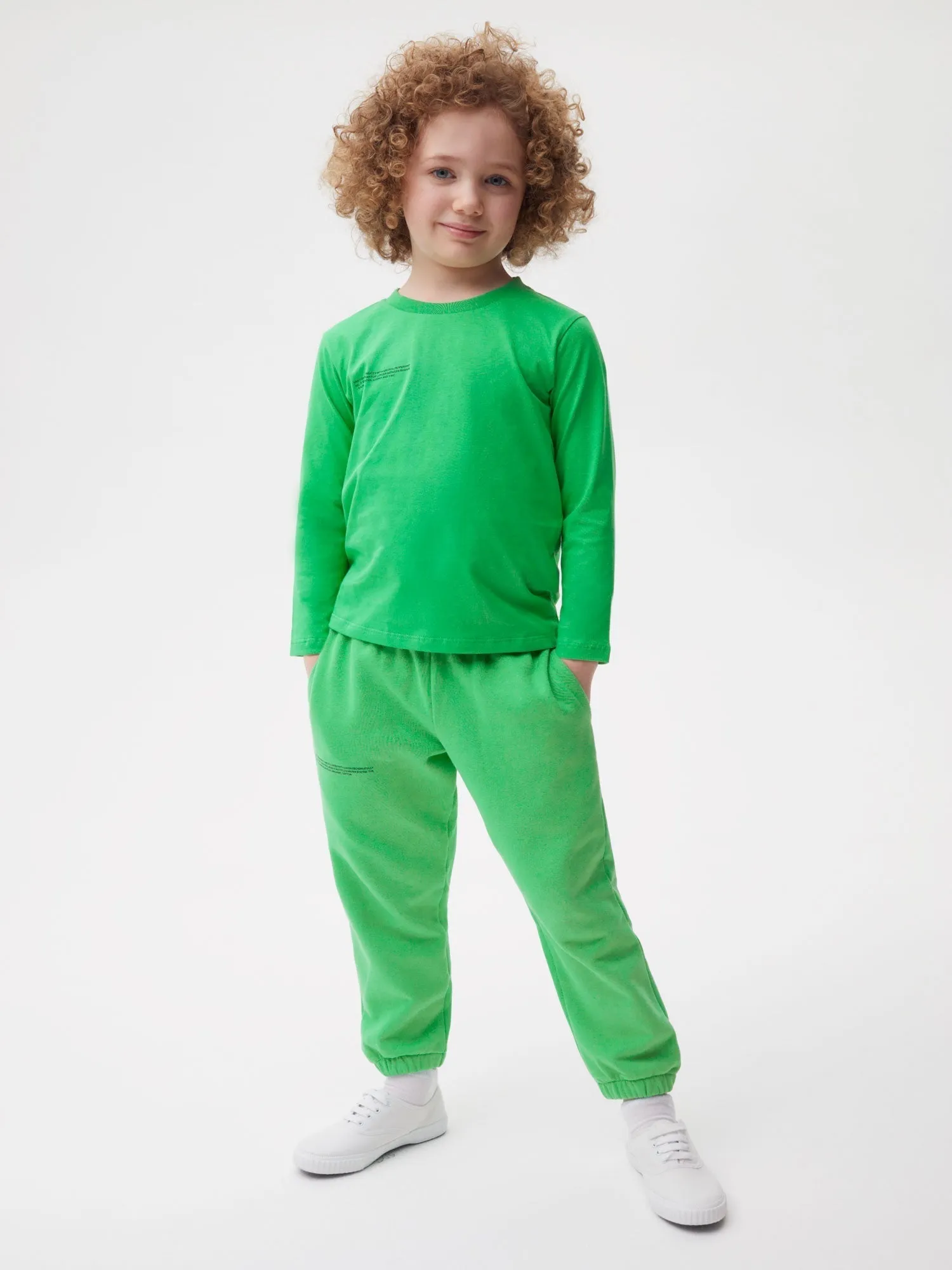 Kids' 365 Long Sleeve T-shirt—jade green