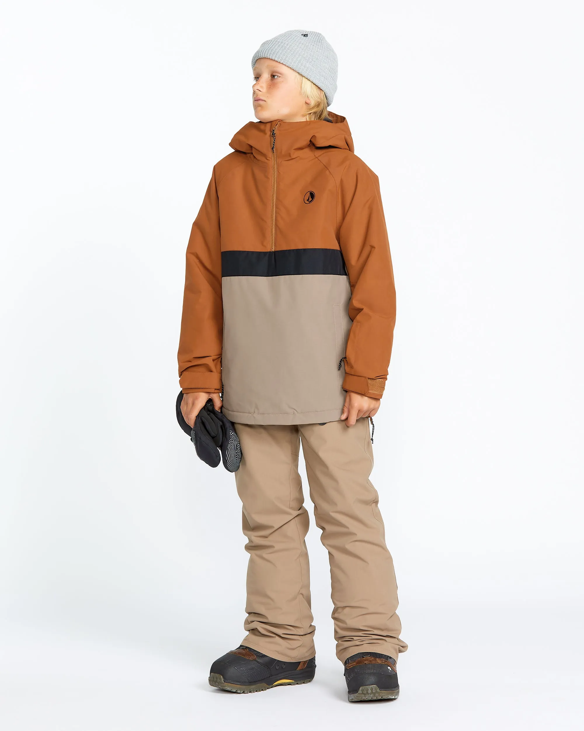 Kids Sluff Insulated Pullover - Caramel