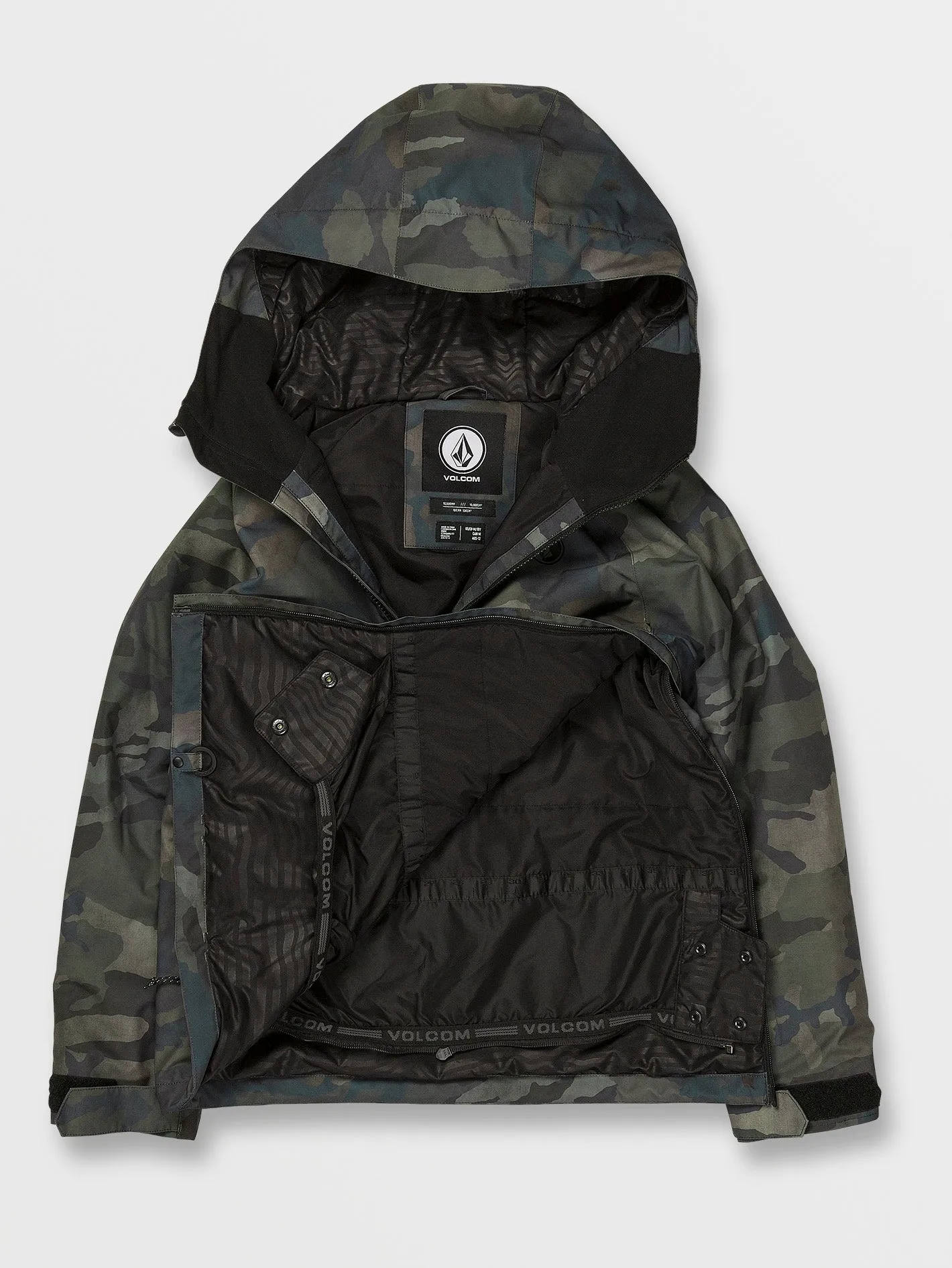 Kids Sluff Insulated Pullover - Cloudwash Camo