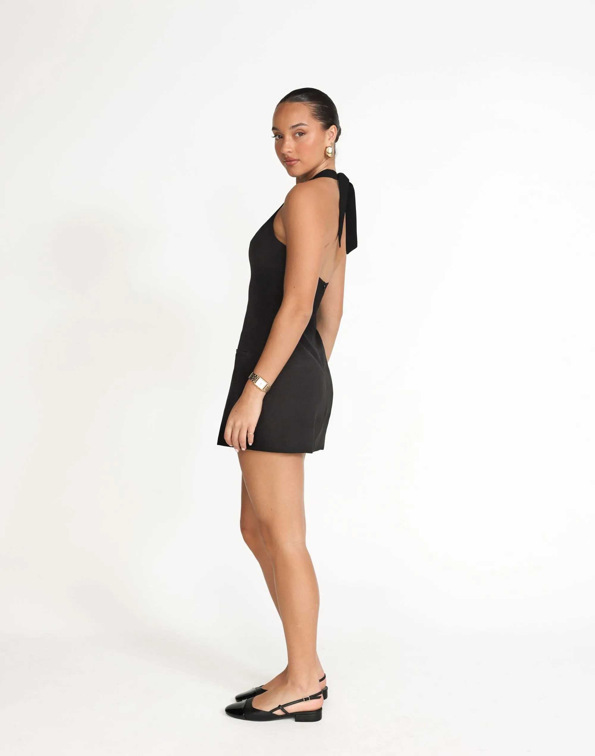 Kit Mini Dress (Black)