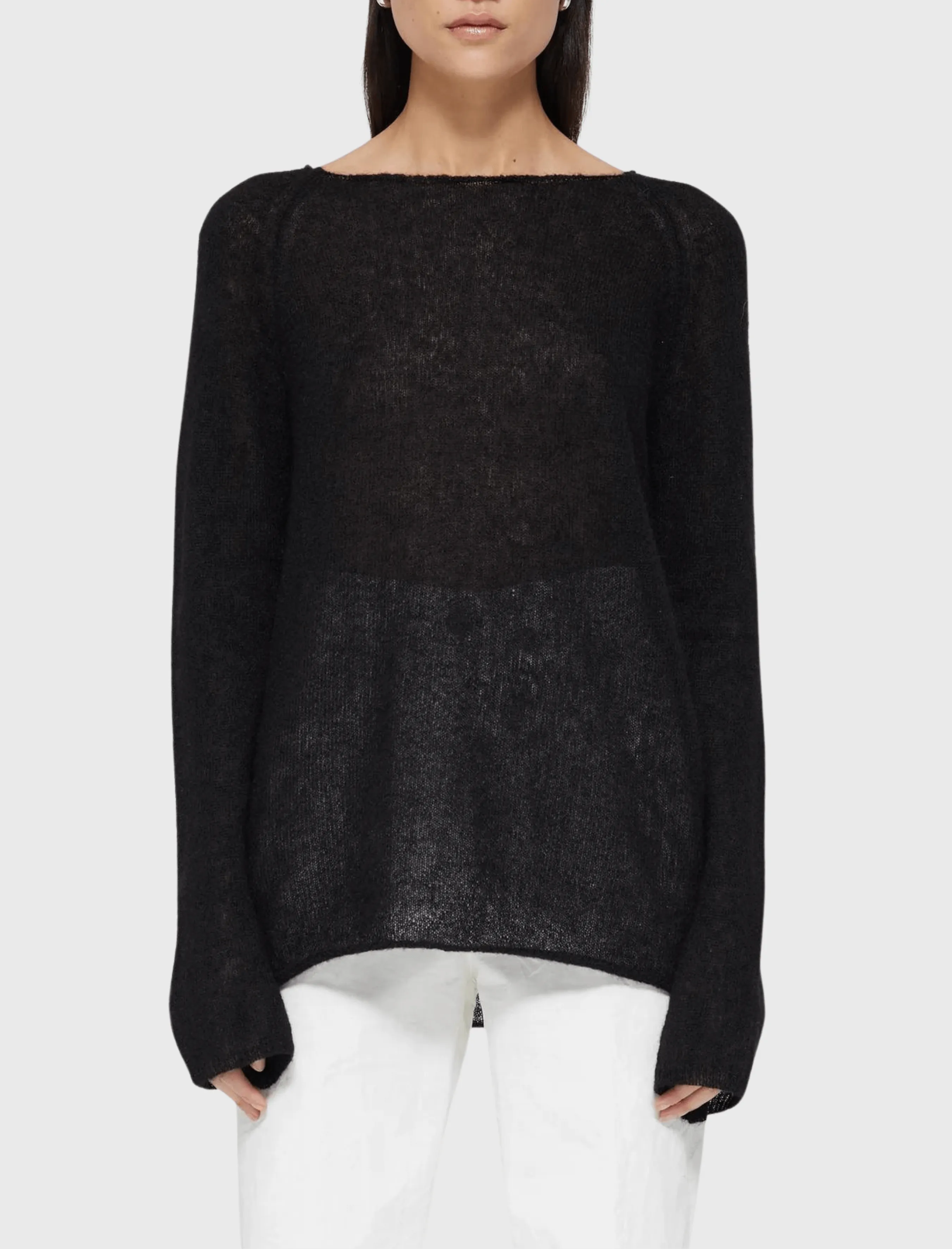 Layering Open Knitted Top