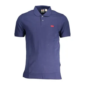 Levi's Blue Cotton Men Polo