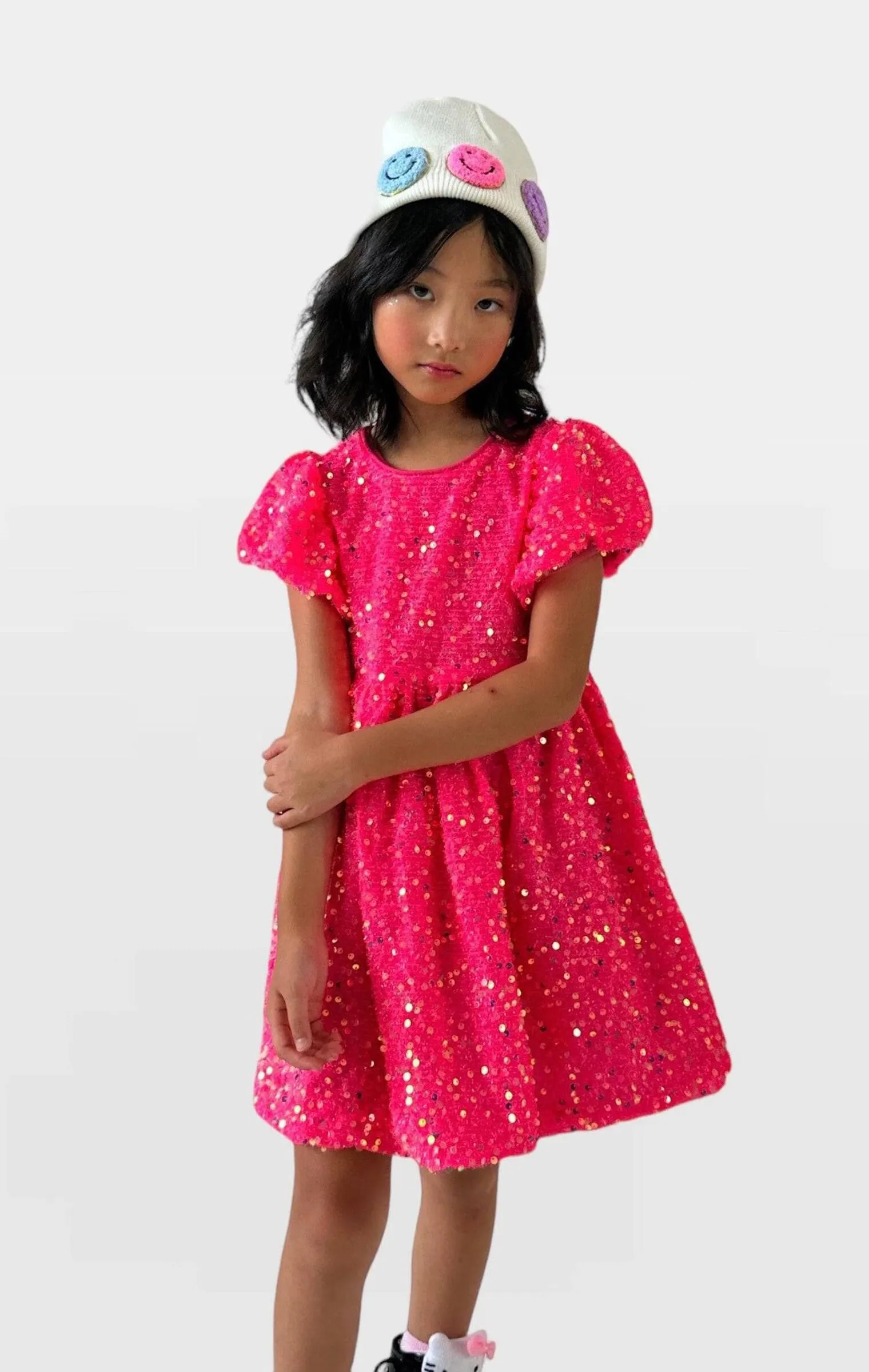 Lola   The Boys Margot Sequin Velour Dress