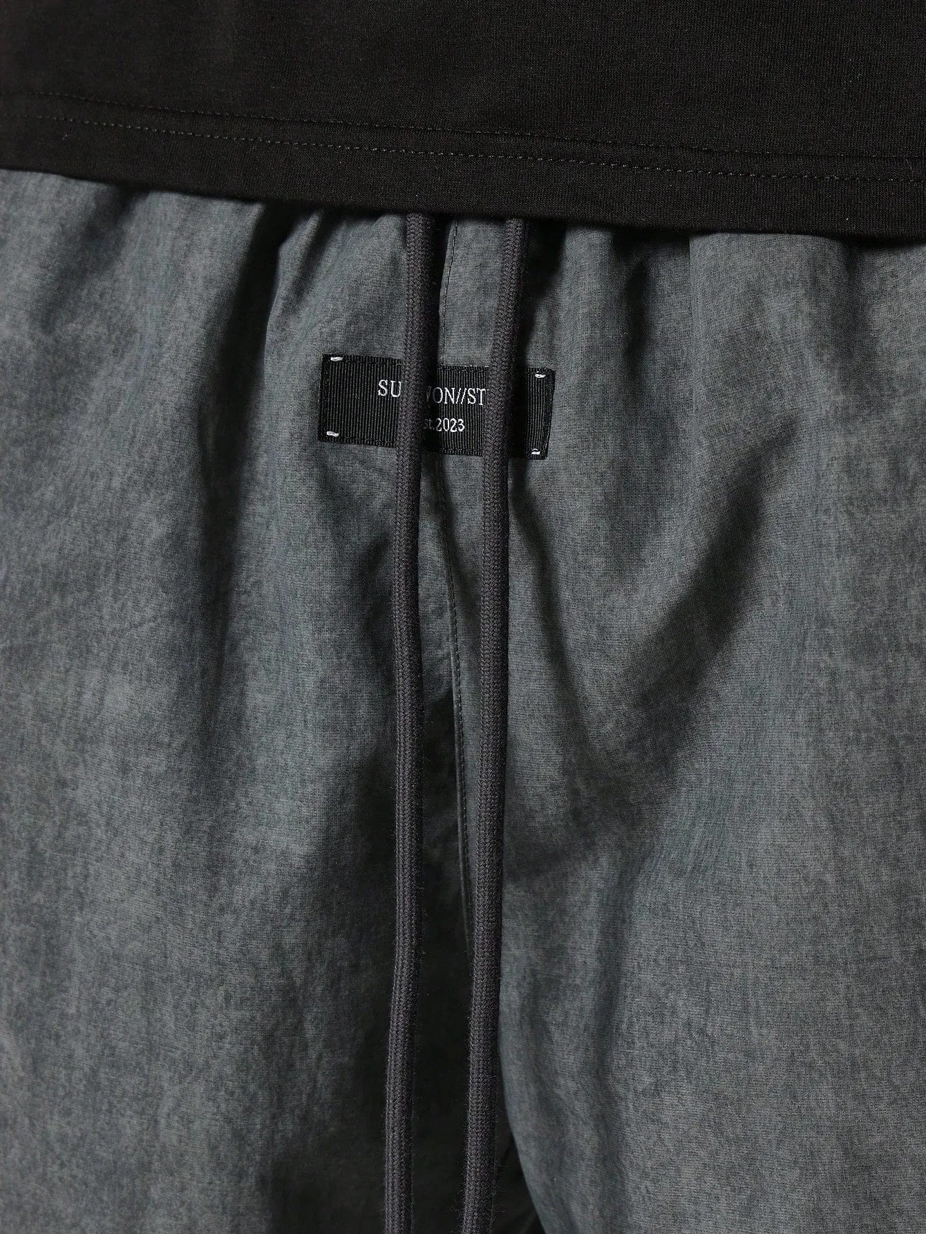 Loose Fit Cargo Pant With Drawcord