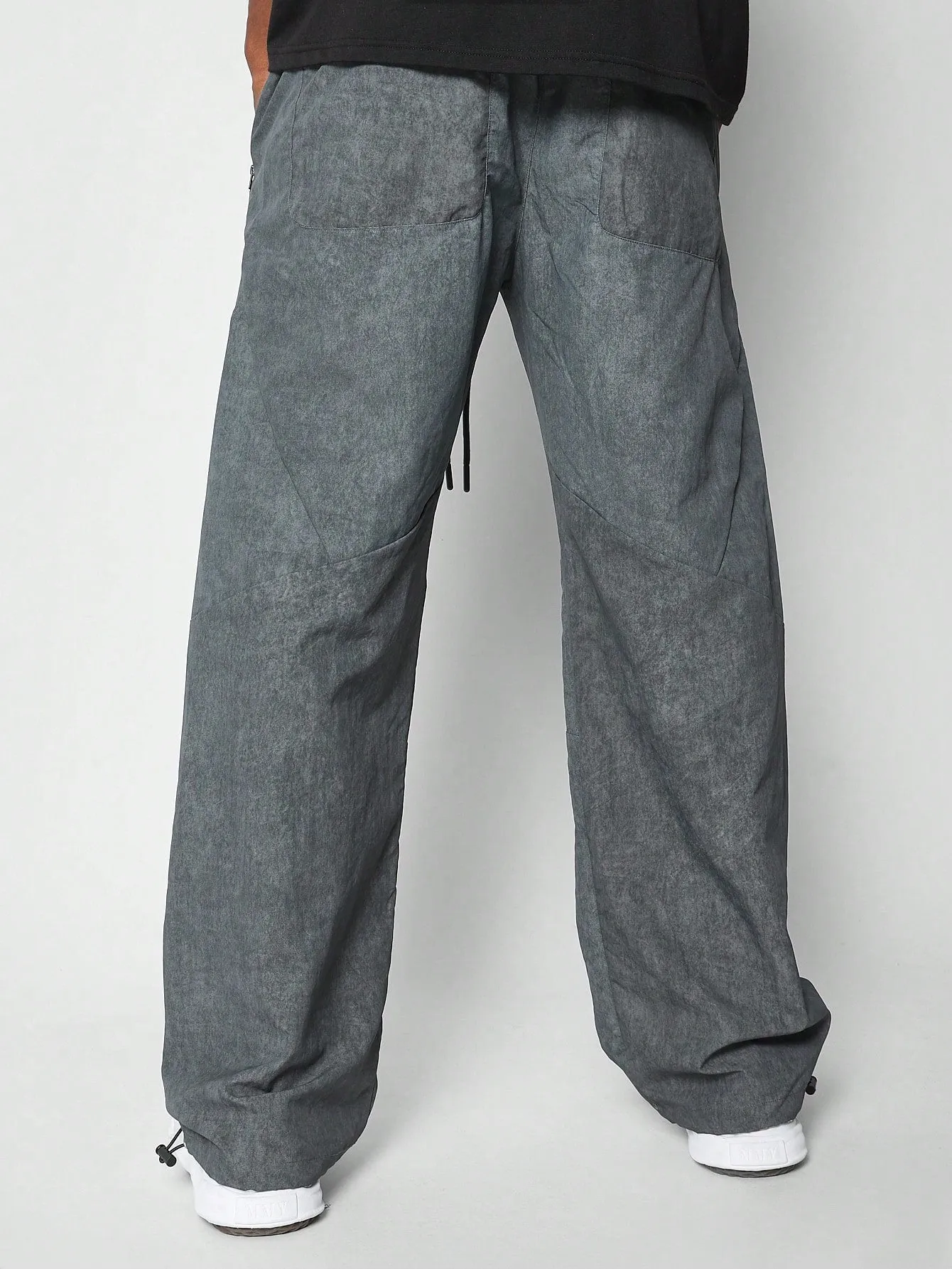 Loose Fit Cargo Pant With Drawcord