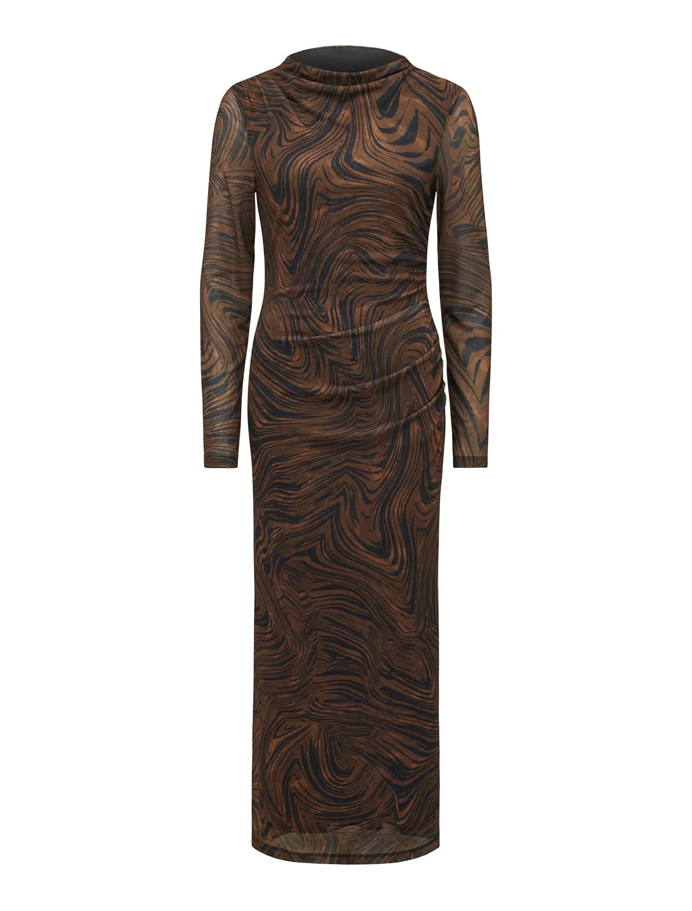 Loretta Ruched Side Midi Dress