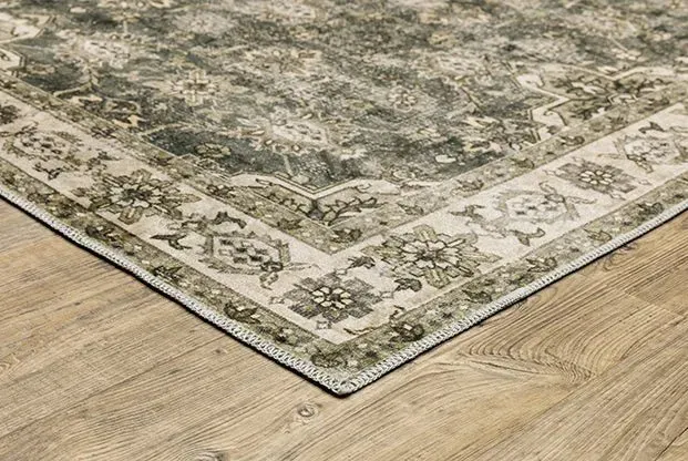 Malibu MAL04 Blue/Beige Rug