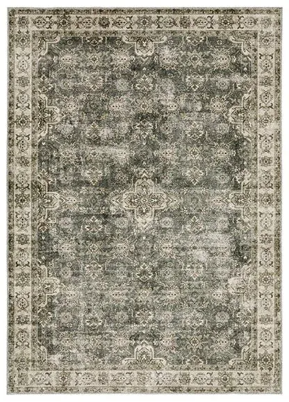 Malibu MAL04 Blue/Beige Rug