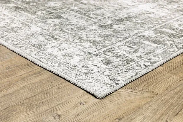 Malibu MAL08 Grey/Ivory Rug