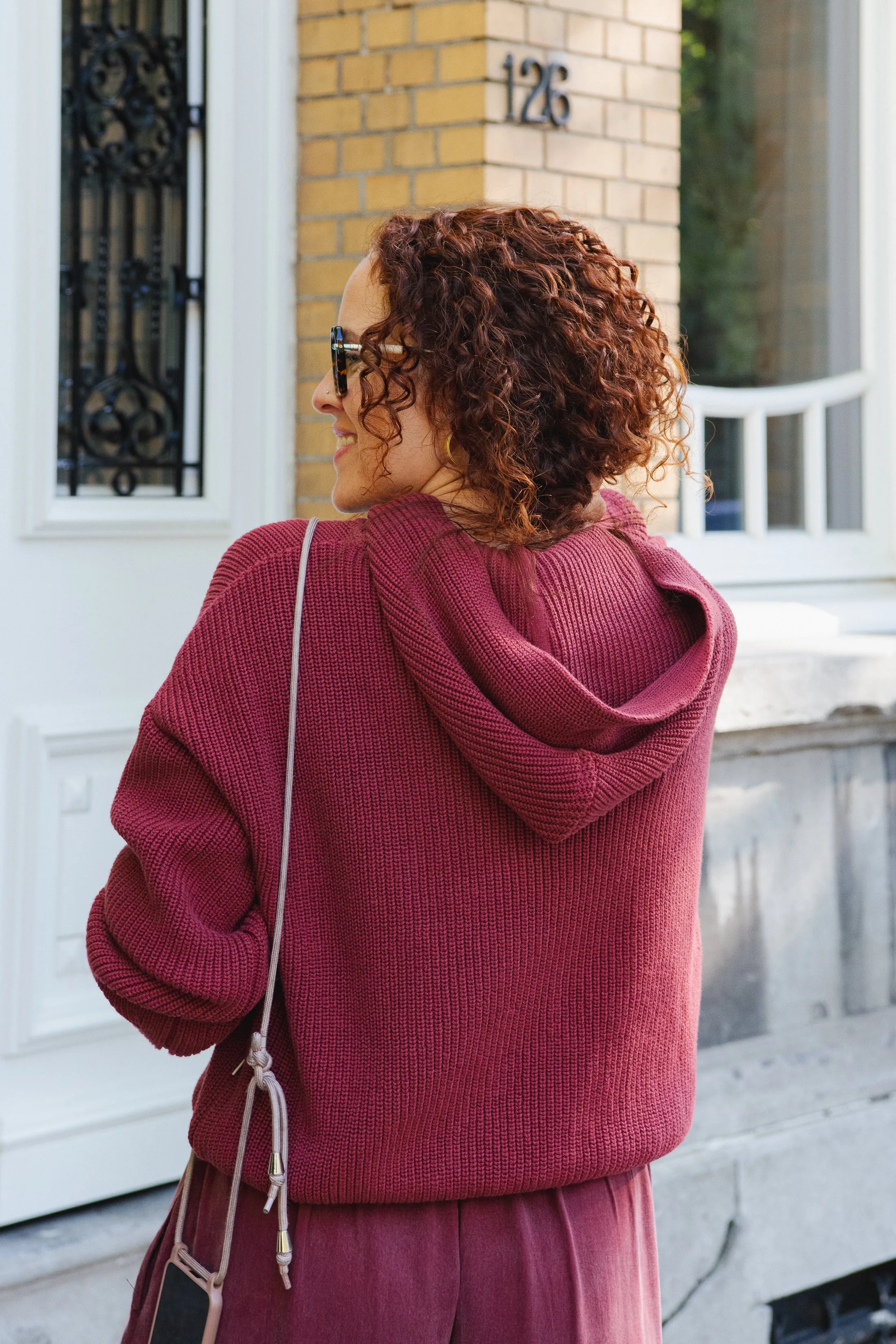 Mariella Sweater - Cranberry