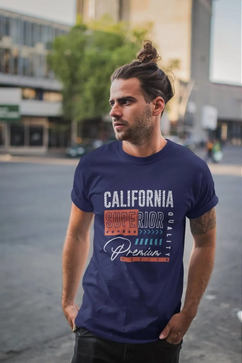 Mens clothing t shirts 'California Superior Premium'