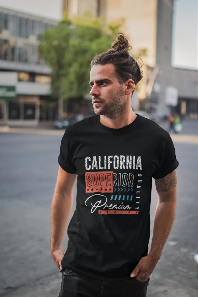 Mens clothing t shirts 'California Superior Premium'