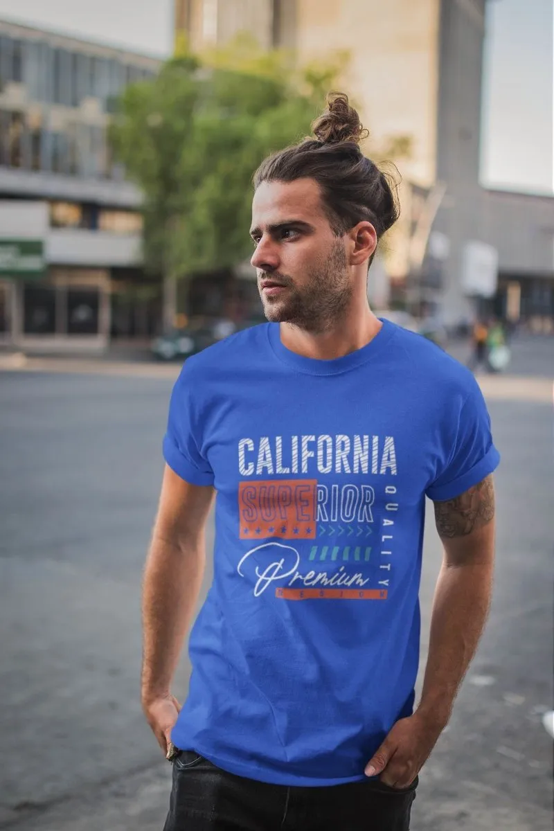 Mens clothing t shirts 'California Superior Premium'