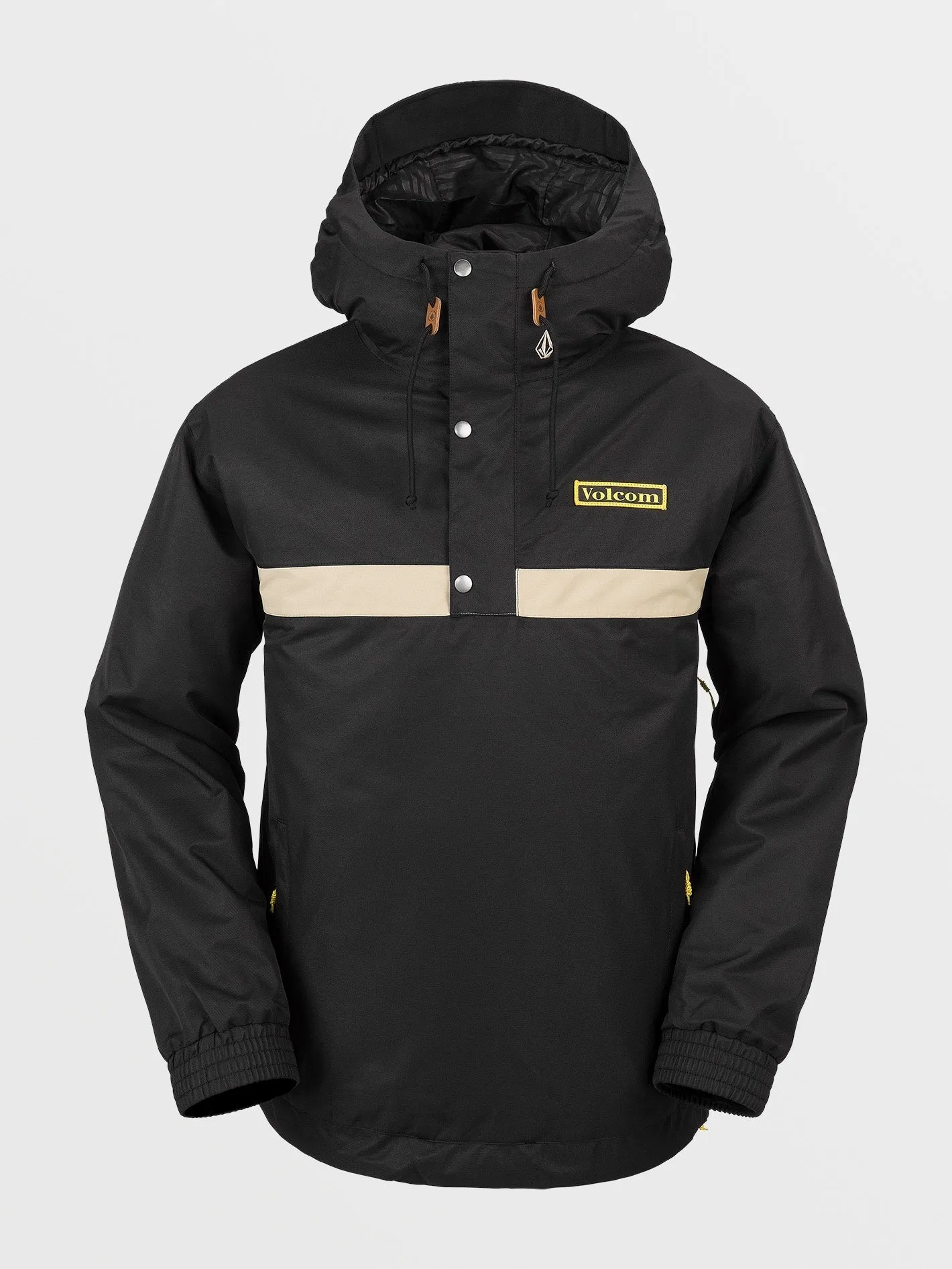 Mens Longo Pullover Jacket - Black