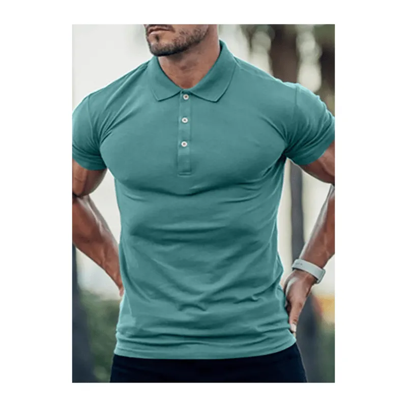 Men's Spring/Summer Solid Polo