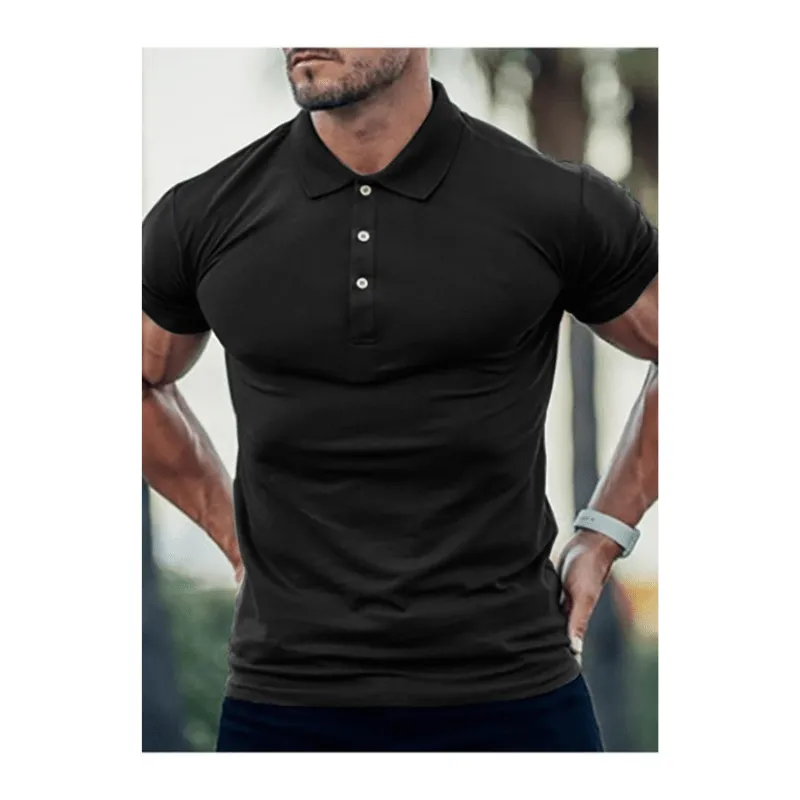 Men's Spring/Summer Solid Polo